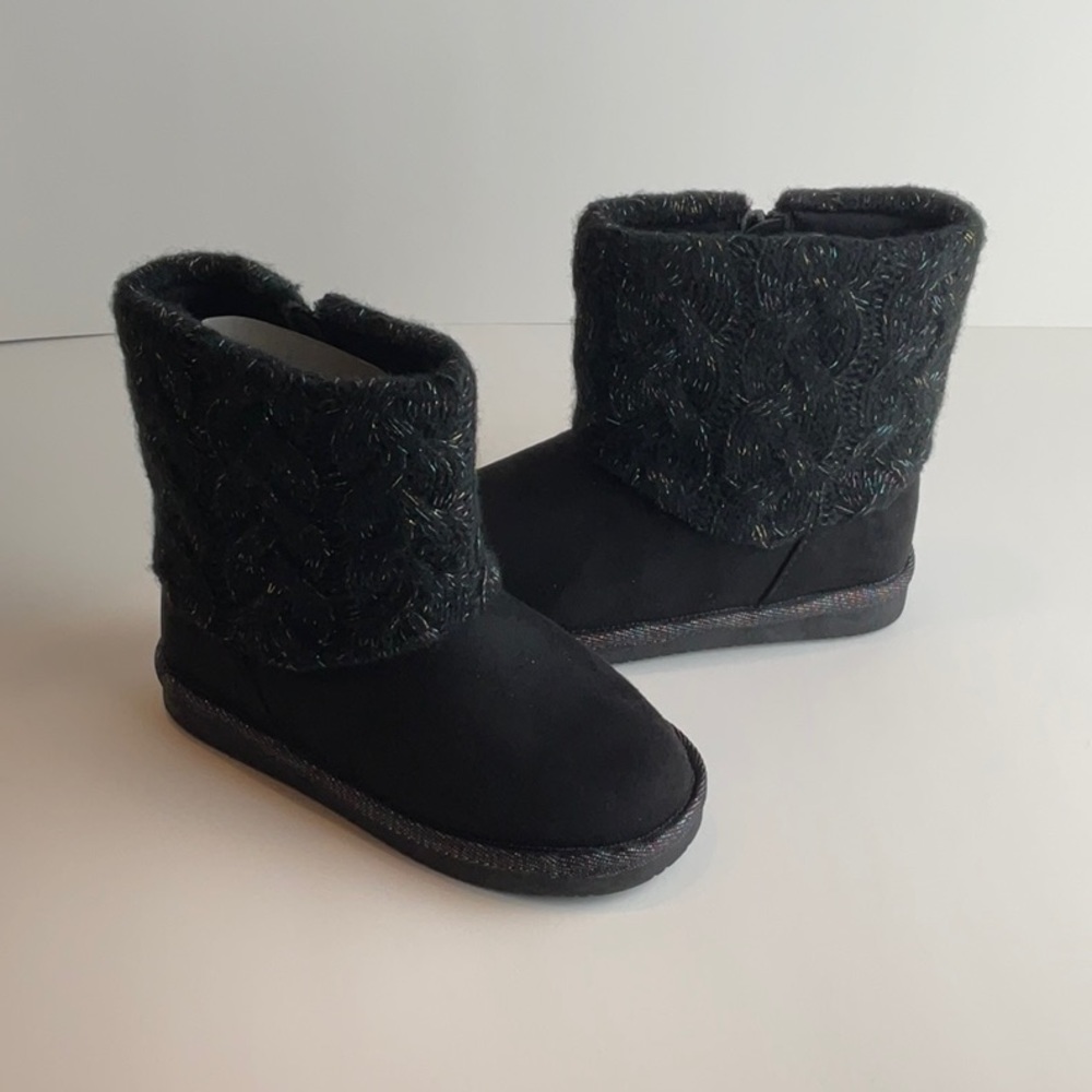 Jumping beans reagann boot winter toddler Girls black size 11‎